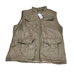 Cool Choice Vest Mens Size XL Green Puffer Winter Cold Snow Gorpcore Army Skiing